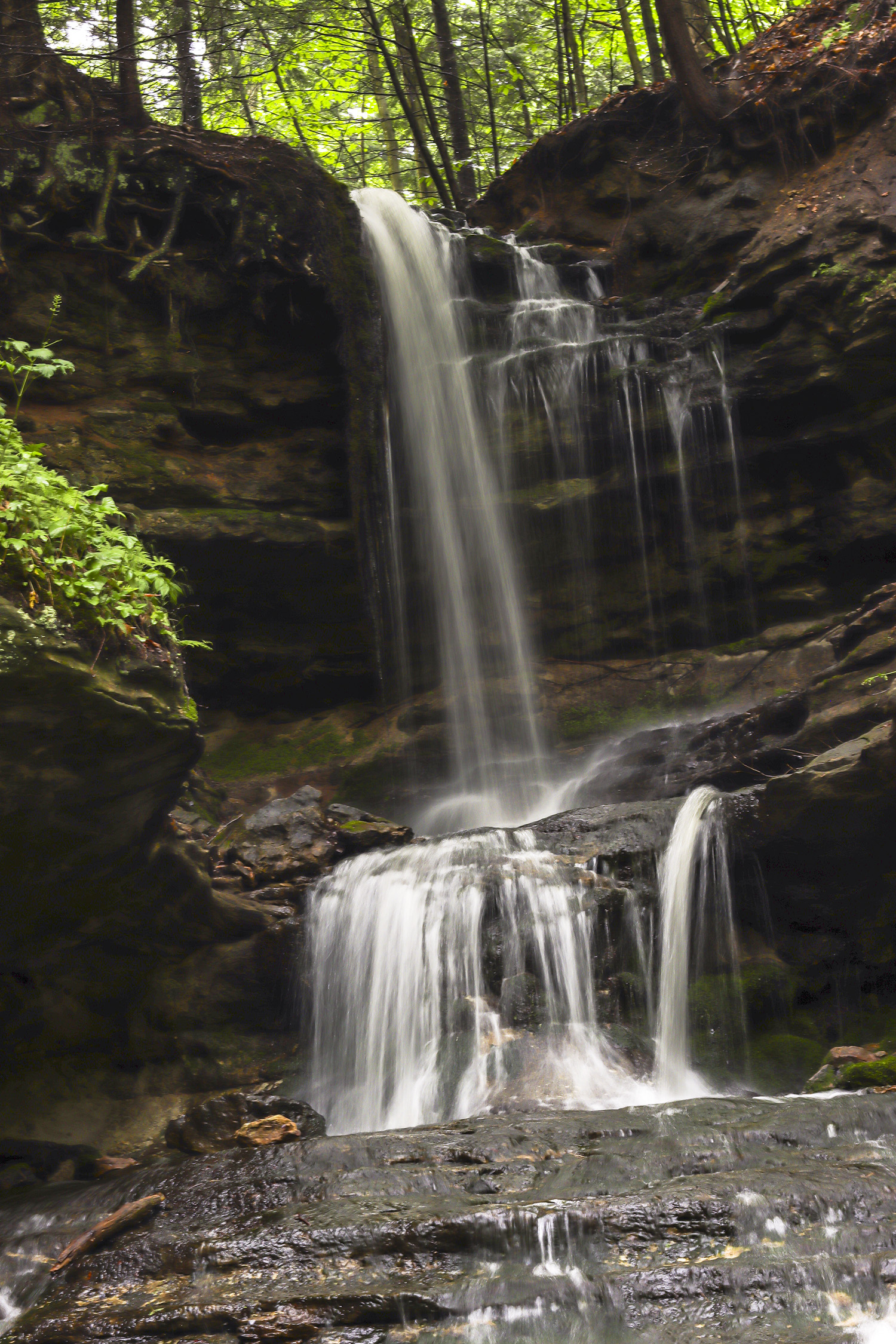 nature-waterfall-frozen-water-bulb-settings